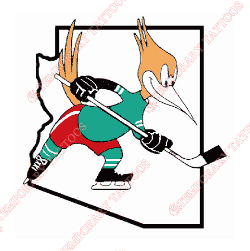 Phoenix Roadrunners Customize Temporary Tattoos Stickers NO.7140